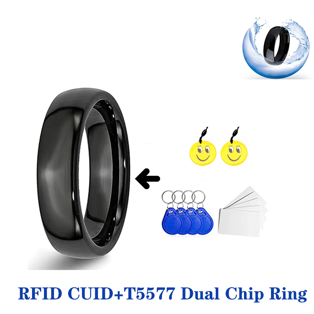 Smart Ring Nfc Pay - RFID inteligente doble Chip NFC anillo