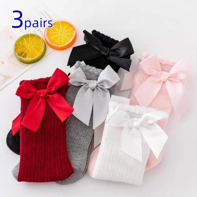 Baby Sock Oximeter - 3 par/set calcetines para niñas con