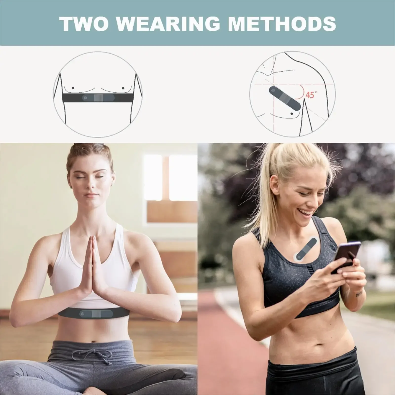 Ecg Patch Monitor - Grabadora dinámica inalámbrica Bluetooth Holter en