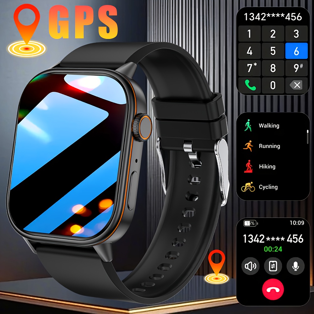 Fall Detection Watch - 2025 GPS posicionamiento reloj inteligente ligero