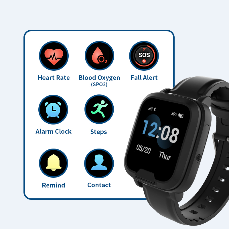Reloj de Alerta Médica 4G con  - Fall Detection Watch reseña y precio