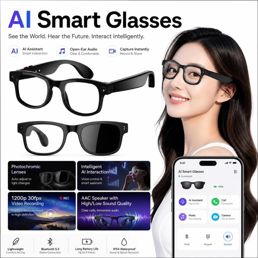 Gafas Inteligentes 2 en 1 con  - Smart Glasses Lens reseña y precio