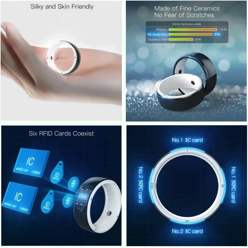 Anillo inteligente con 6 tarje - Smart Ring Nfc Pay reseña y precio