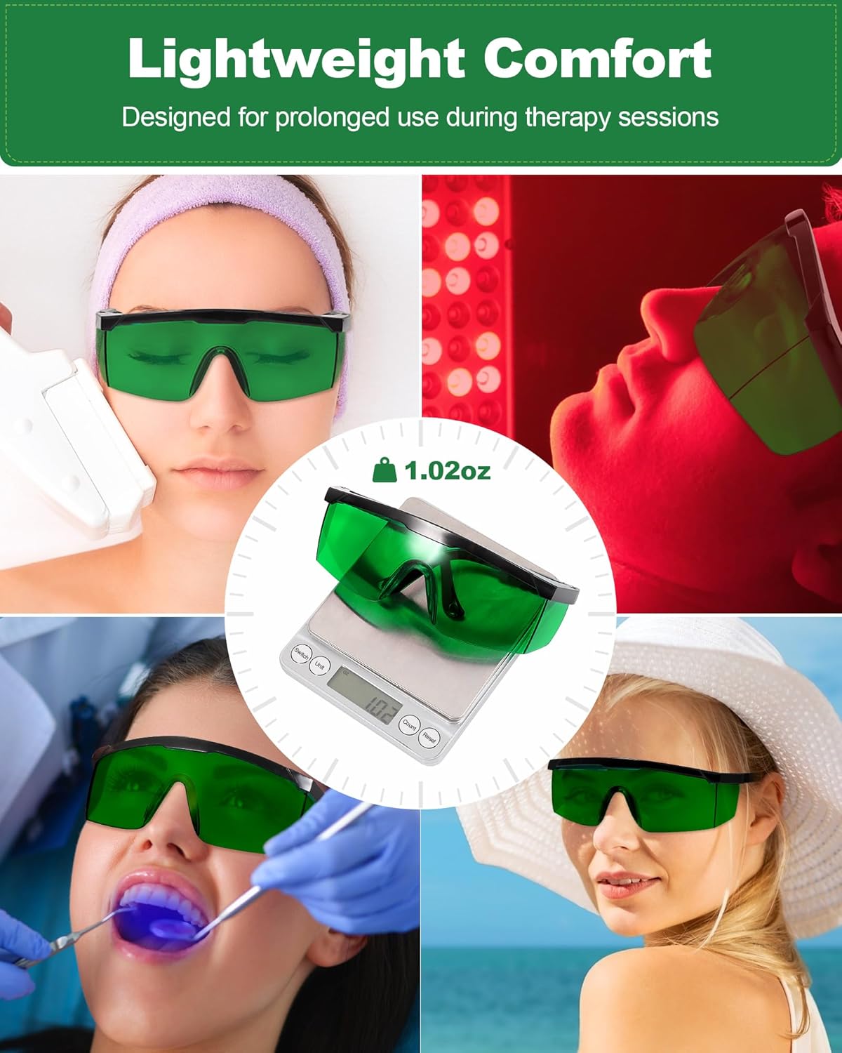 Gafas de Terapia de Luz Roja,  - Light Therapy Glasses reseña y precio