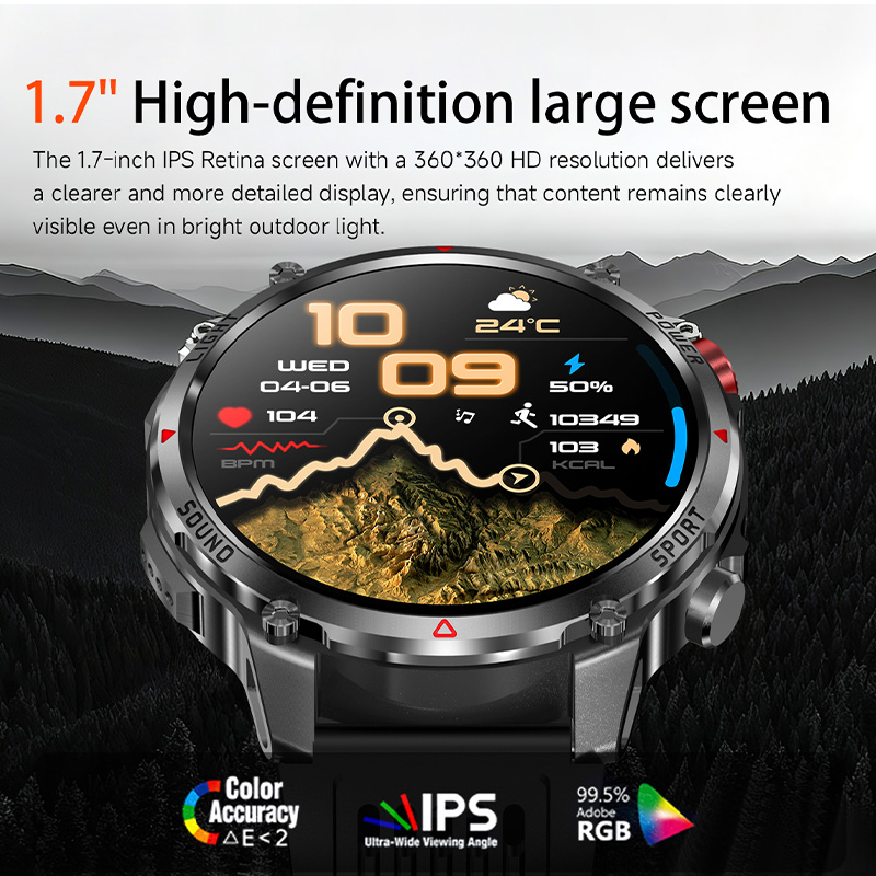 Reloj Inteligente con Llamadas - Breath Rate Monitor reseña y precio